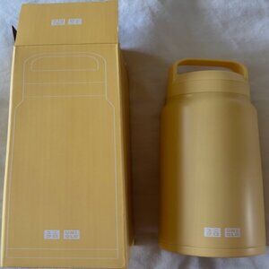 NWT Uniqlo Yellow Water Bottle